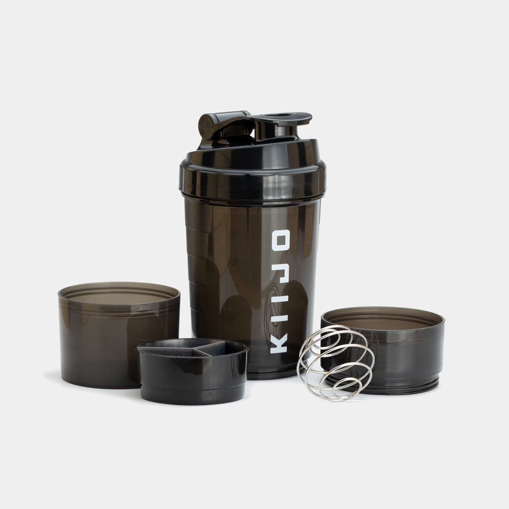 Smart Shaker Bottle - Transparent Black 500ml - KIIJO