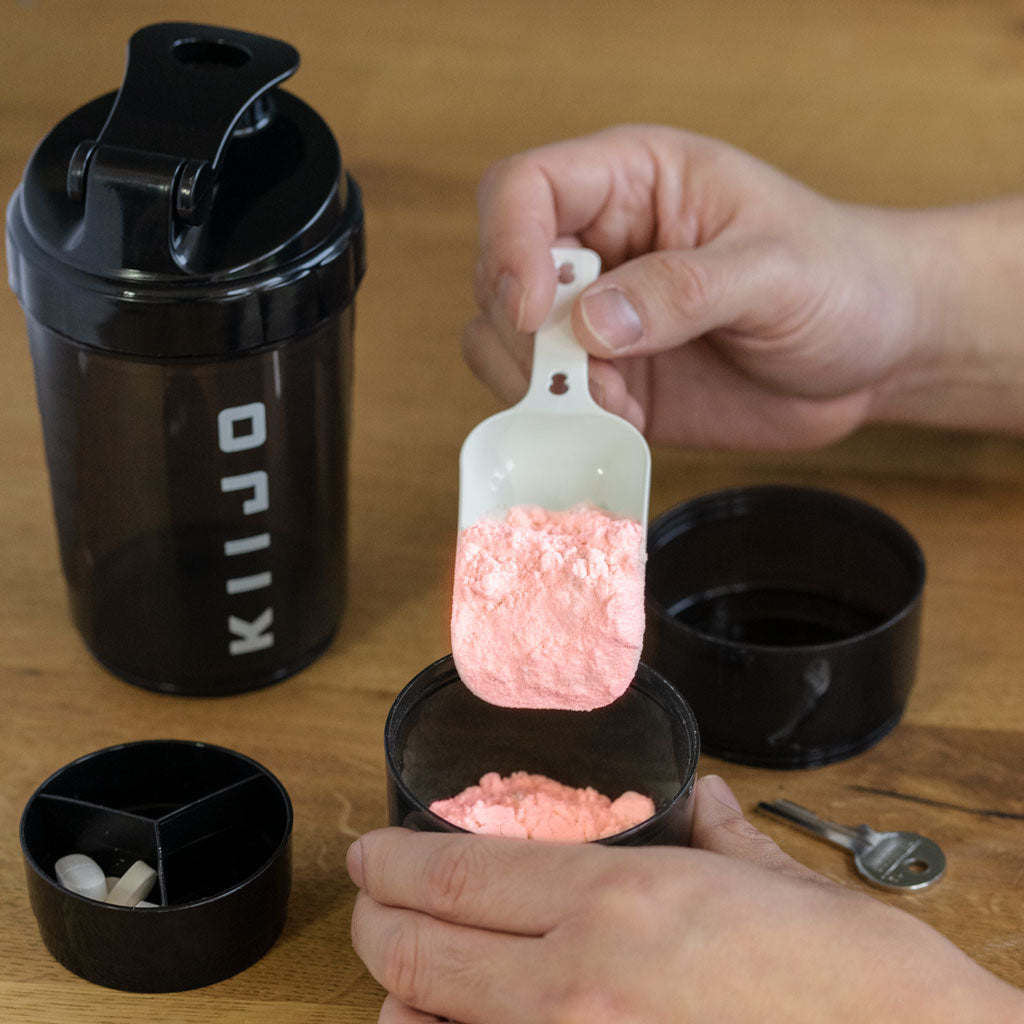 Smart Shaker Bottle - Transparent Black 500ml